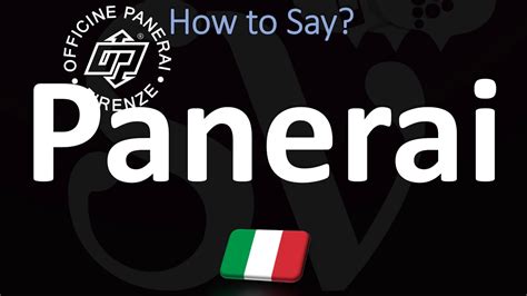 how to pronounce panerai.